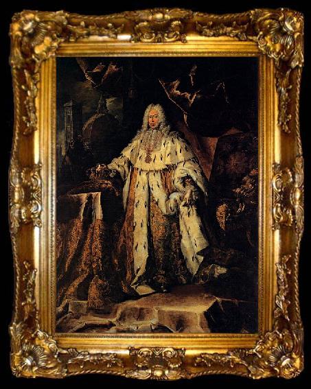 framed  Adrian Ludwig Richter last Medici Grand Duke of Tuscany, ta009-2